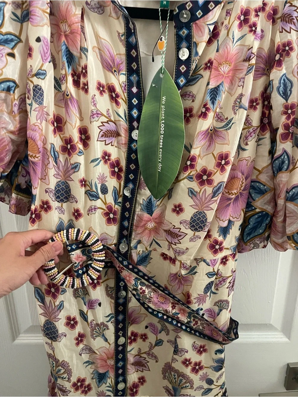 Farm Rio Superbloom Tapestry Mini Dress NWT - Picture 7 of 9